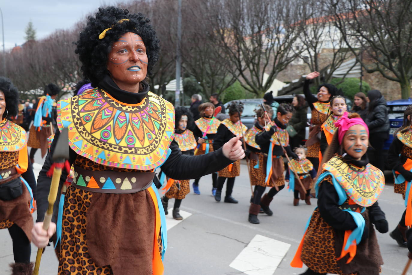 Imagen del desfile de Carnaval en Astorga 