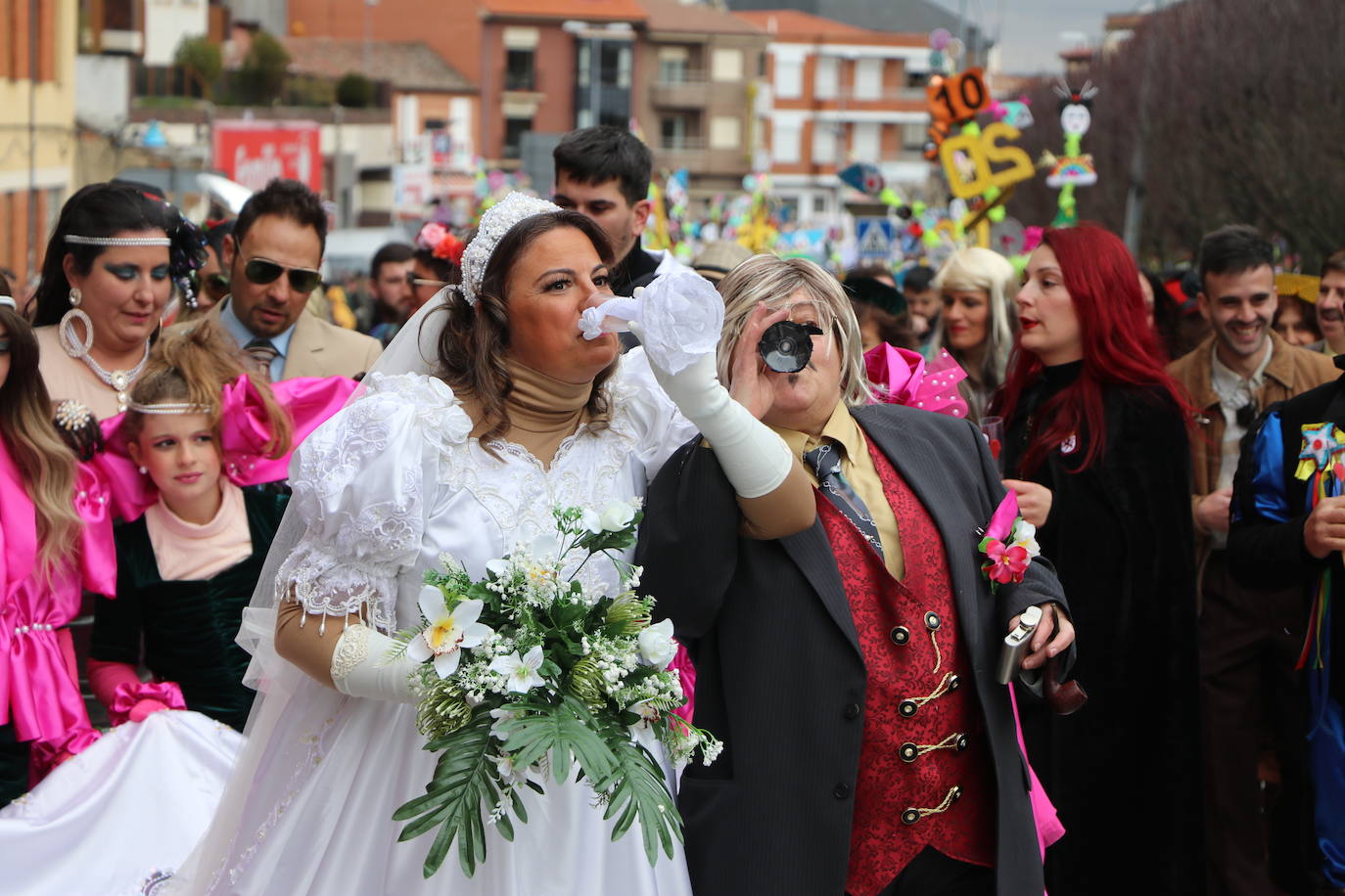 Imagen del desfile de Carnaval en Astorga 