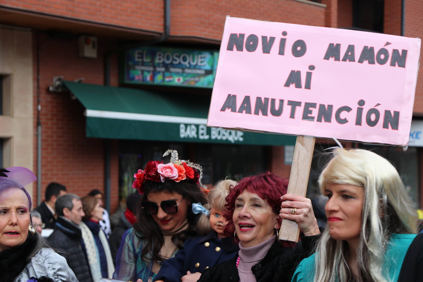 Imagen del desfile de Carnaval en Astorga 