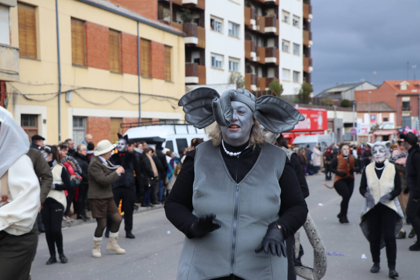 Imagen del desfile de Carnaval en Astorga 