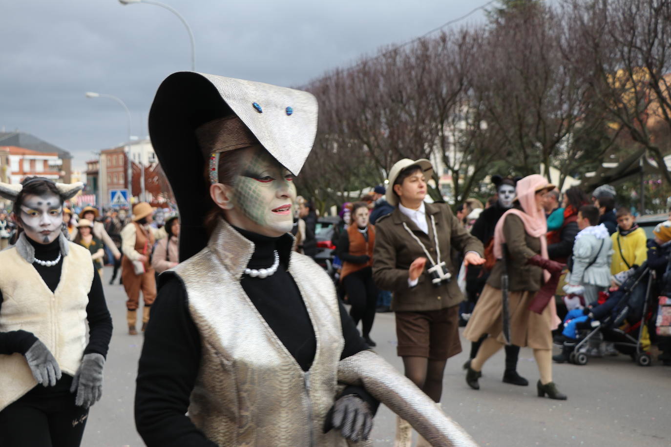 Imagen del desfile de Carnaval en Astorga 