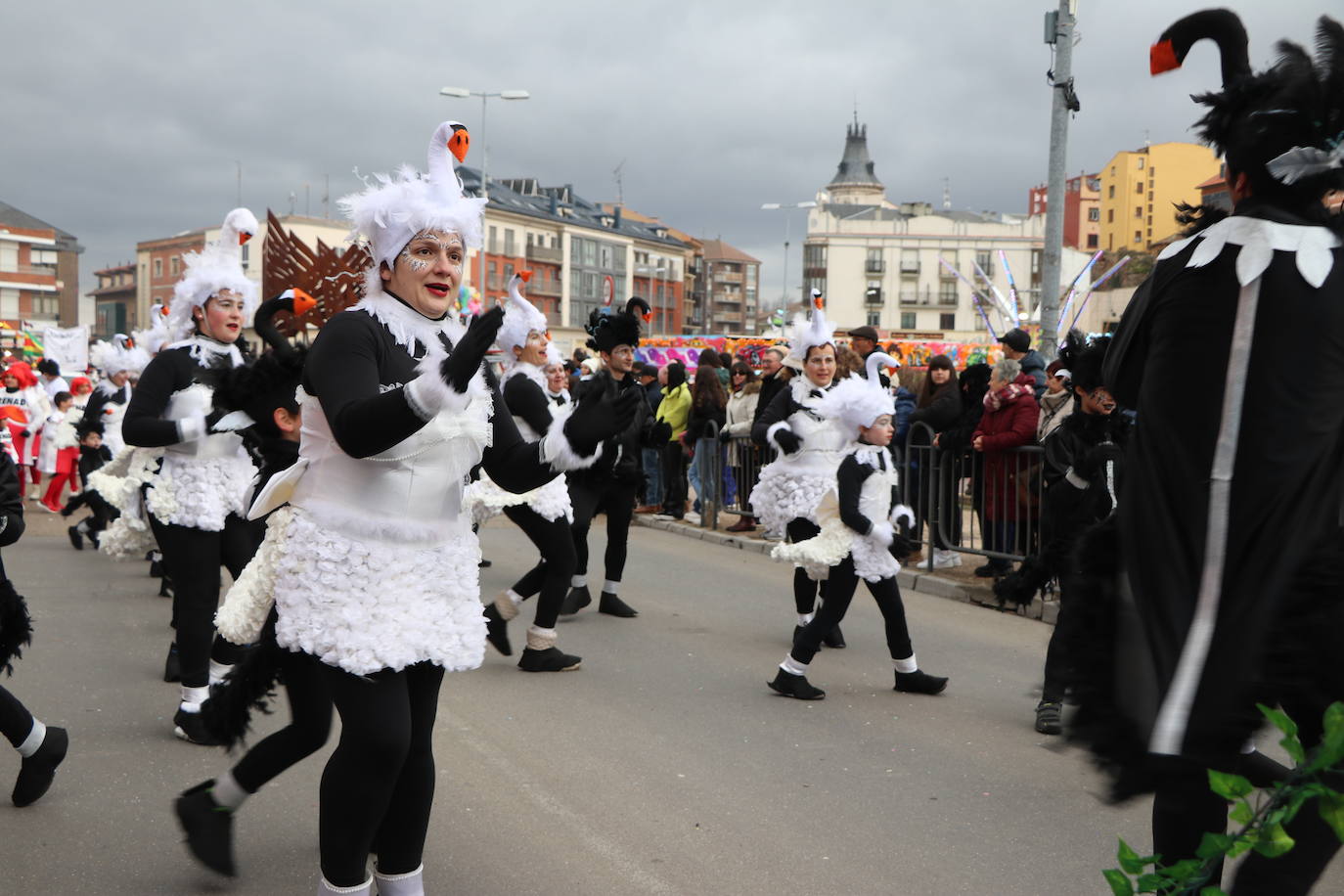 Imagen del desfile de Carnaval en Astorga 