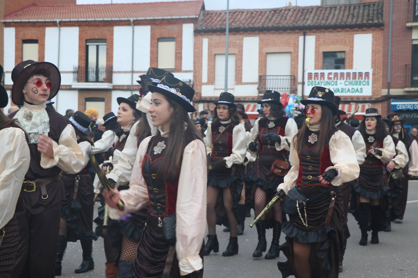 Imagen del desfile de Carnaval en Astorga 