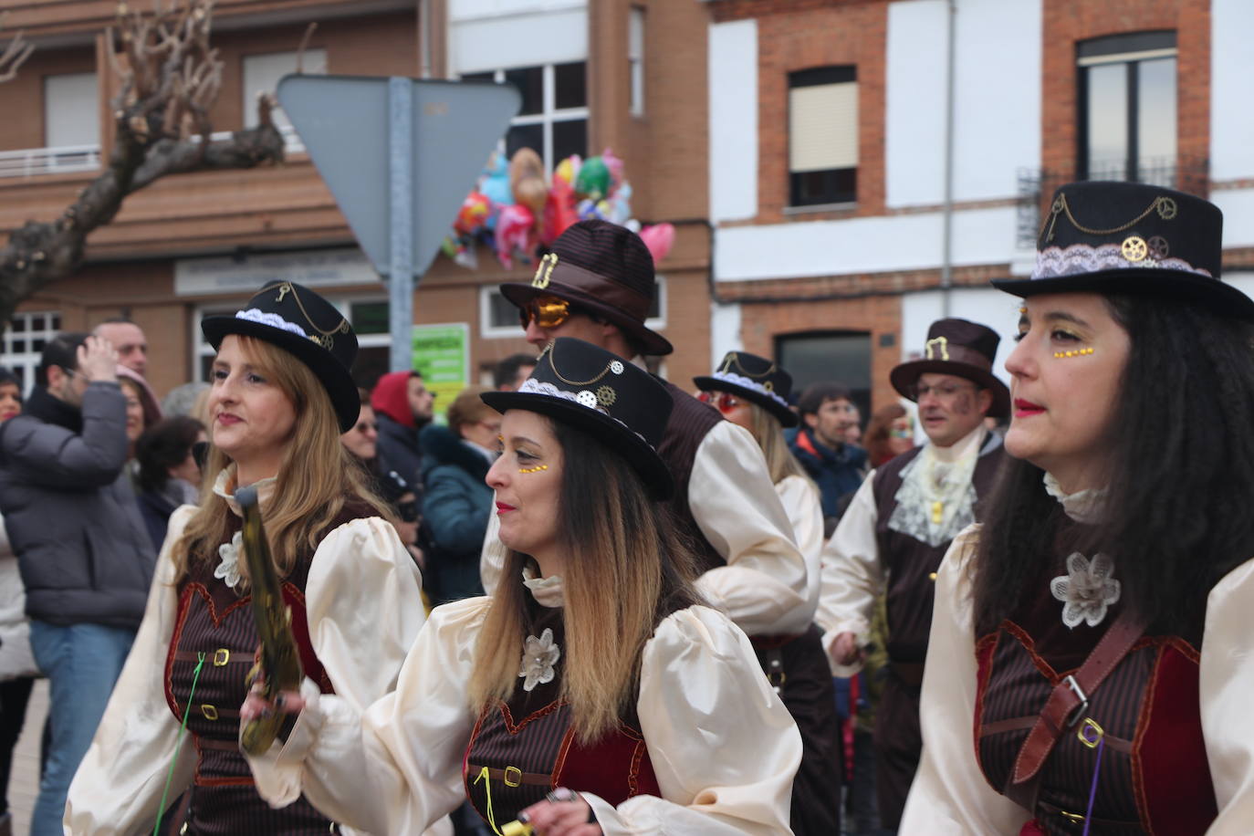 Imagen del desfile de Carnaval en Astorga 