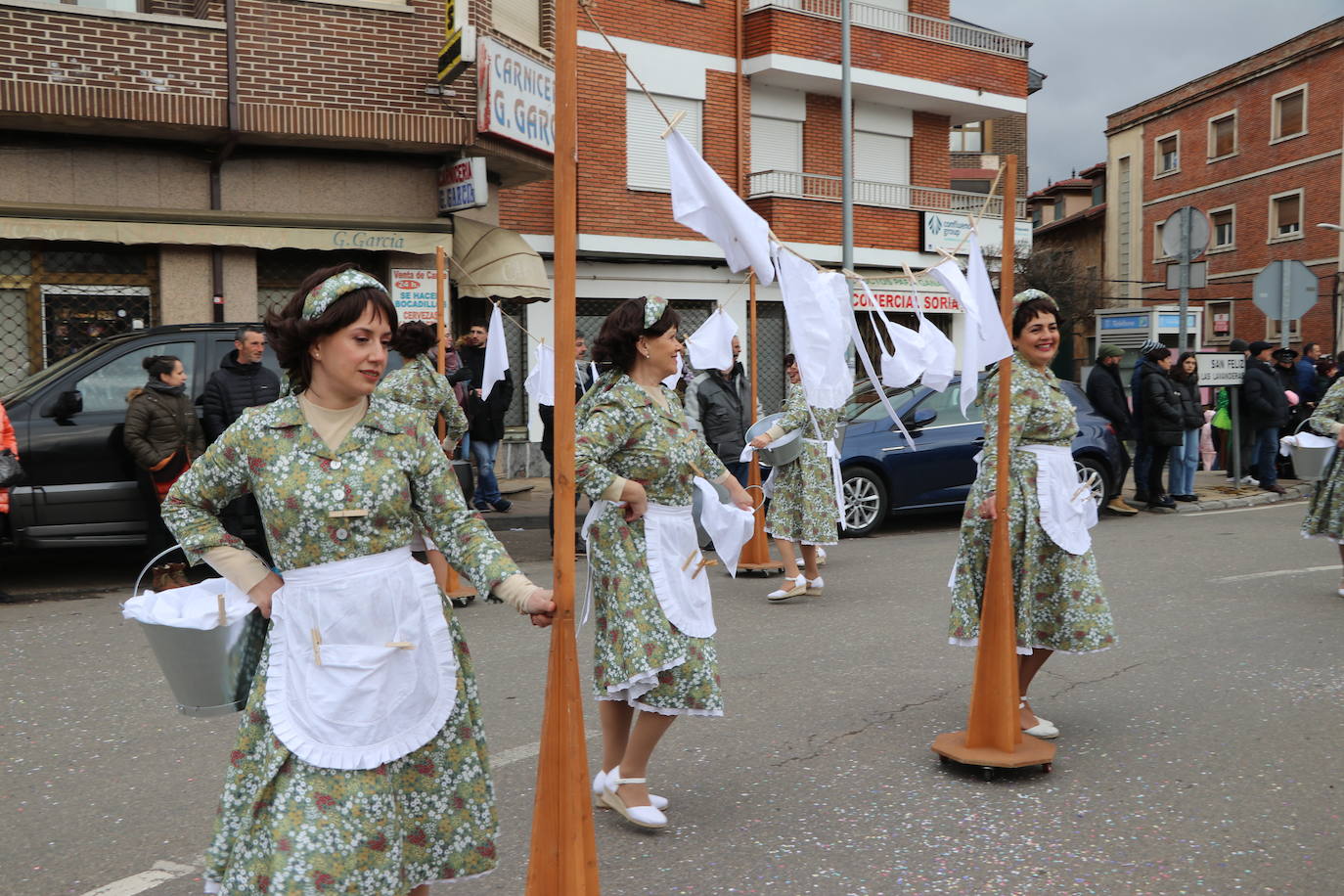 Imagen del desfile de Carnaval en Astorga 