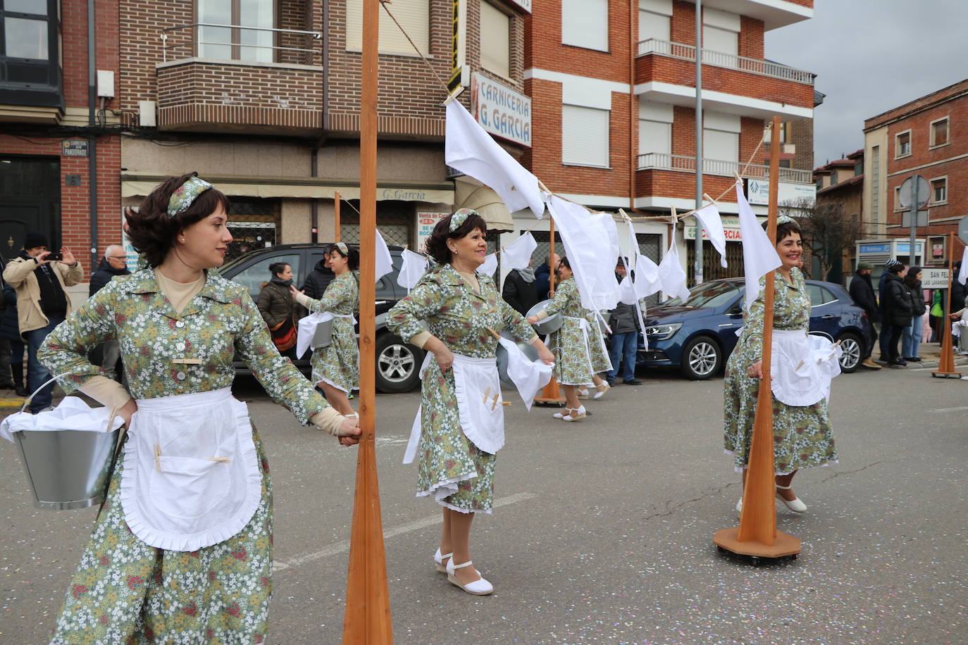 Imagen del desfile de Carnaval en Astorga 