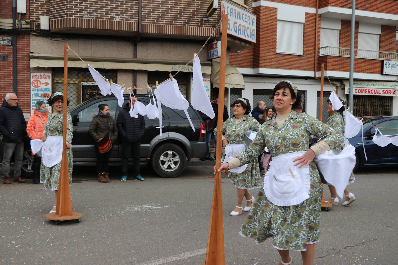 Imagen del desfile de Carnaval en Astorga 