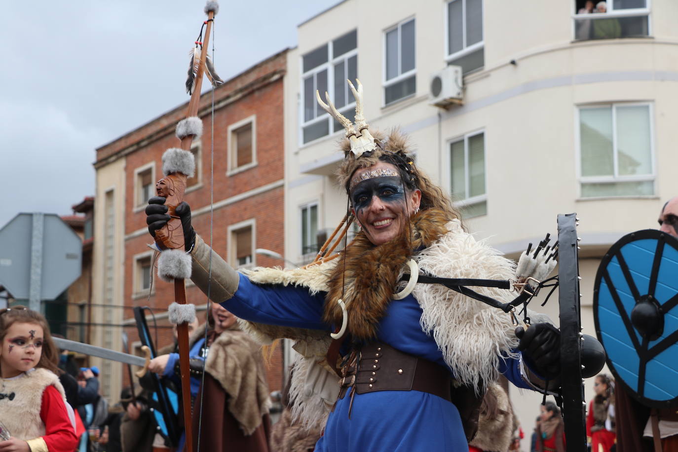 Imagen del desfile de Carnaval en Astorga 