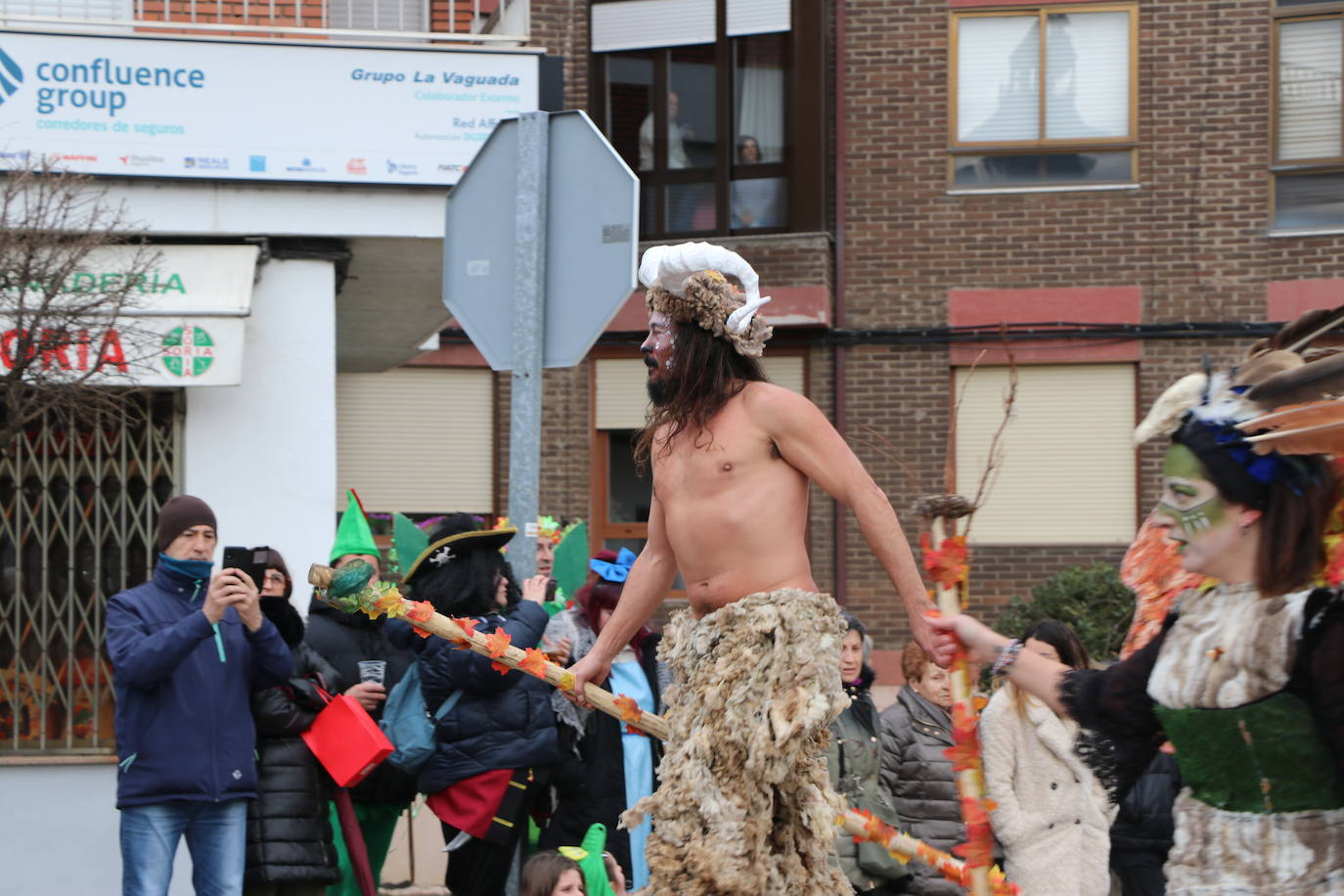 Imagen del desfile de Carnaval en Astorga 