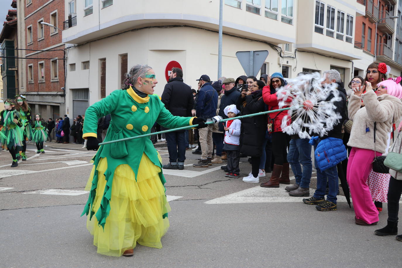 Imagen del desfile de Carnaval en Astorga 