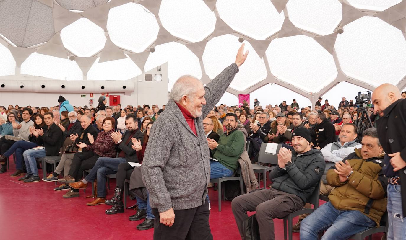 UGT y CCOO celebran un acto en defensa del Estatuto de Autonomía. 