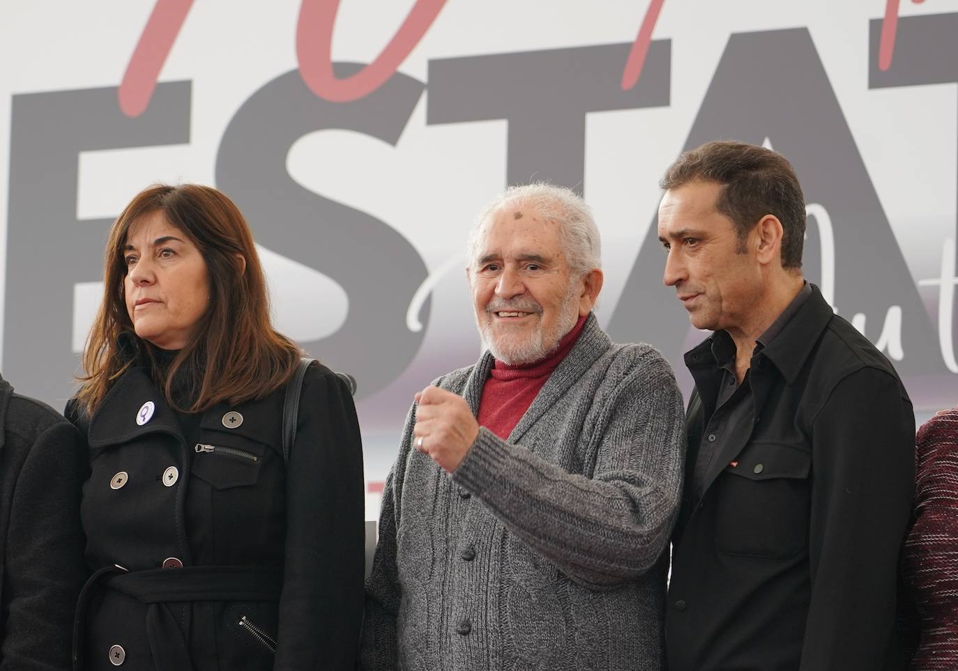 UGT y CCOO celebran un acto en defensa del Estatuto de Autonomía. 