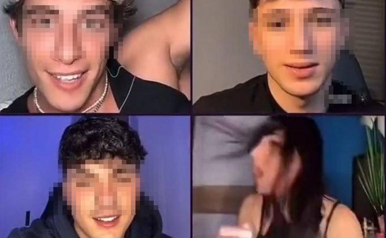 Imagen del momento en el que tuvo lugar la agresión ante «miles de seguidores», según los autos. 