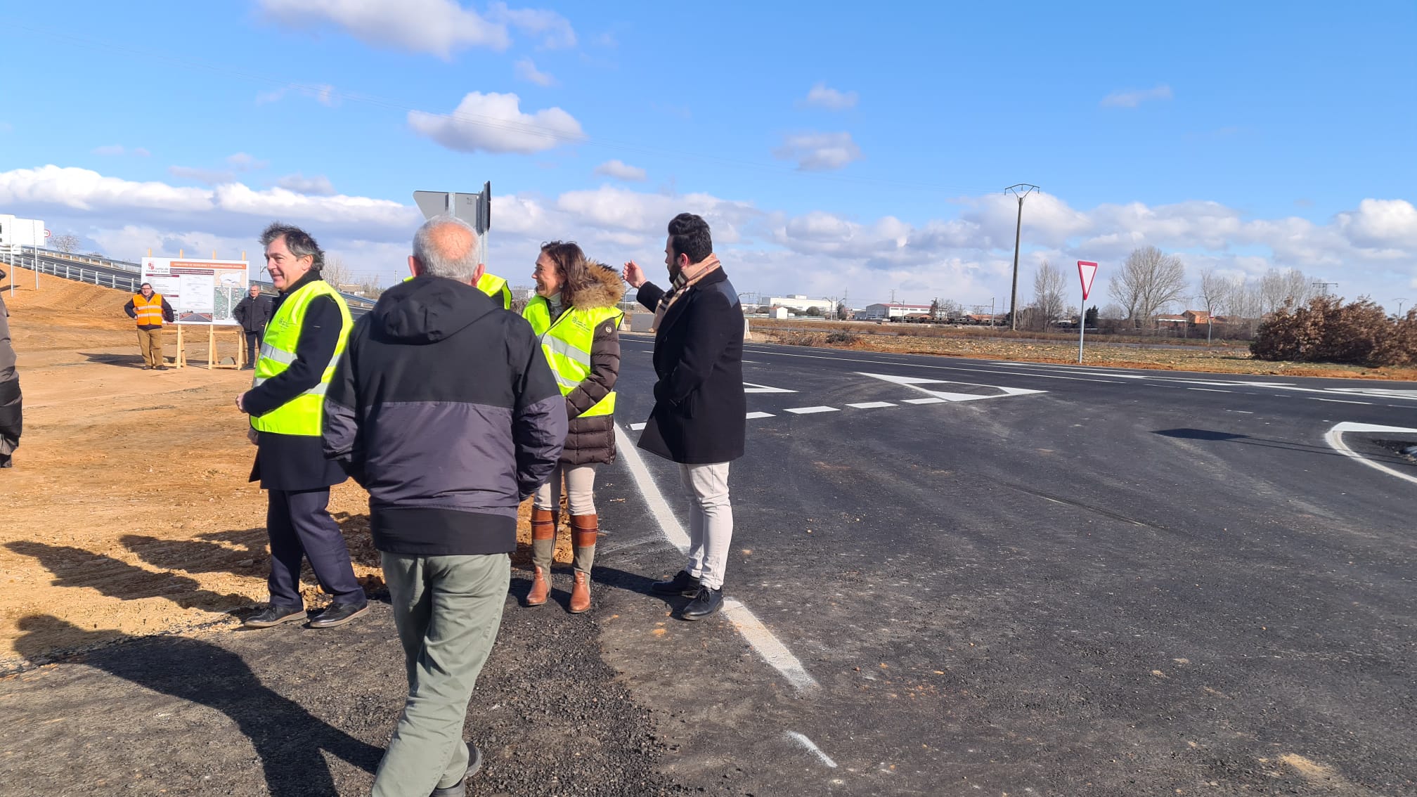 Este vial comunica el Páramo Bajo y el Páramo Alto y ha sido renovado entre Villadangos y Valcabado.