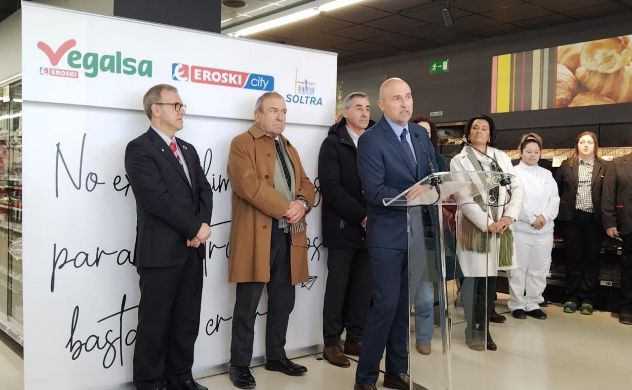 Se trata de una iniciativa pionera de innovación social entre Vegalsa-Eroski y Soltra que se iniciaron en 2019 con la apertura del Eroski City de Puente Villarente