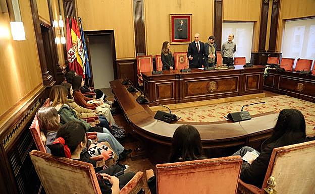 os estudiantes conviven esta semana con alumnado del centro