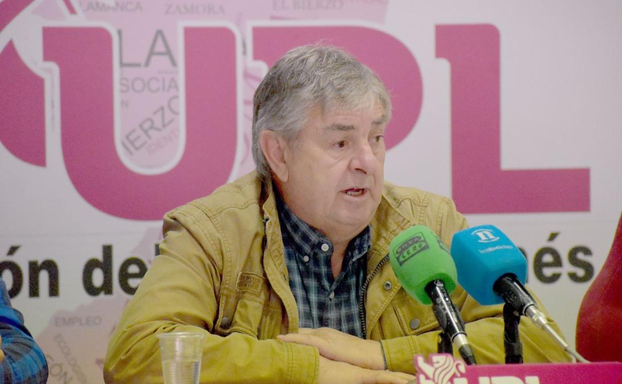 Fulgencio Bandera, candidato a la alcaldía de Garrafe de Torío.