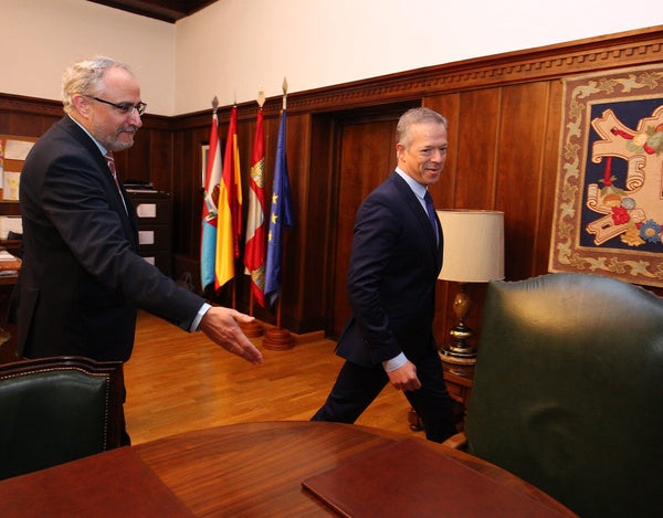 El presidente del Senado visita de Ponferrada. 