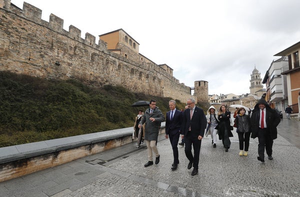 El presidente del Senado visita de Ponferrada. 