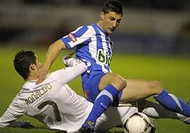 Borja Valle, en su primera etapa con la Ponferradina en la temporada 2011/12.