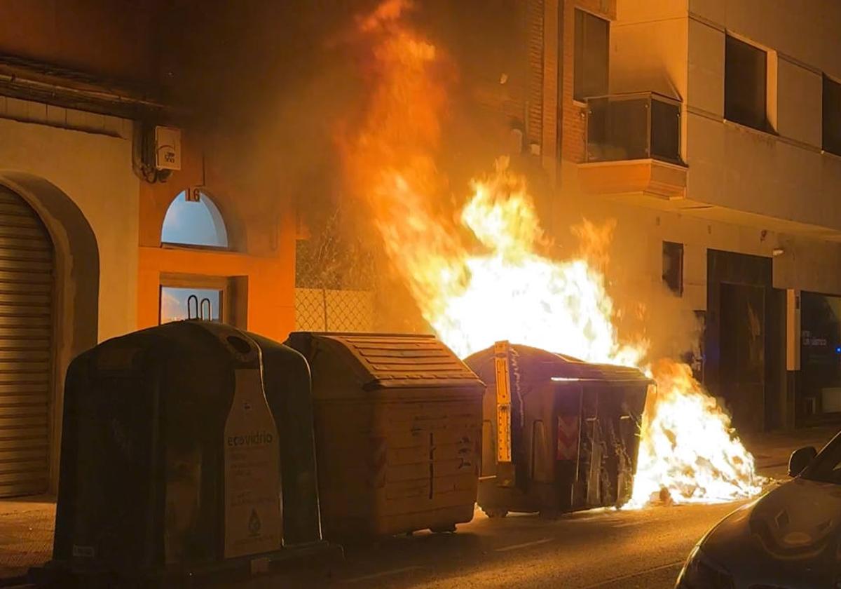 Incendio en León