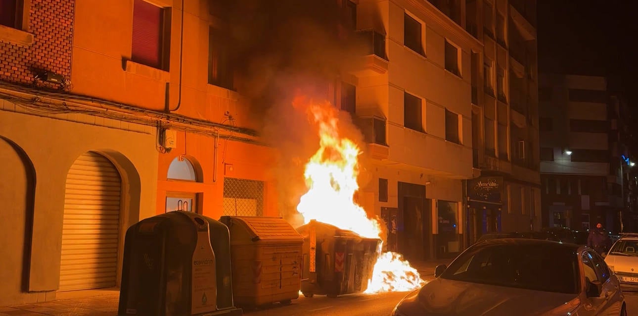 Incendio en León