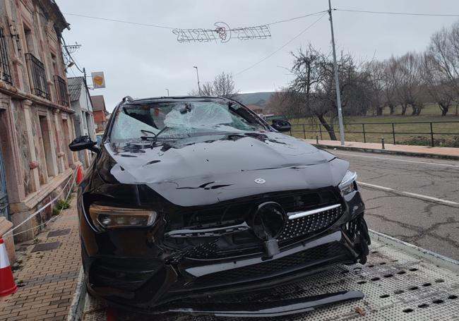 Imagen del turismo implicado en el accidente.