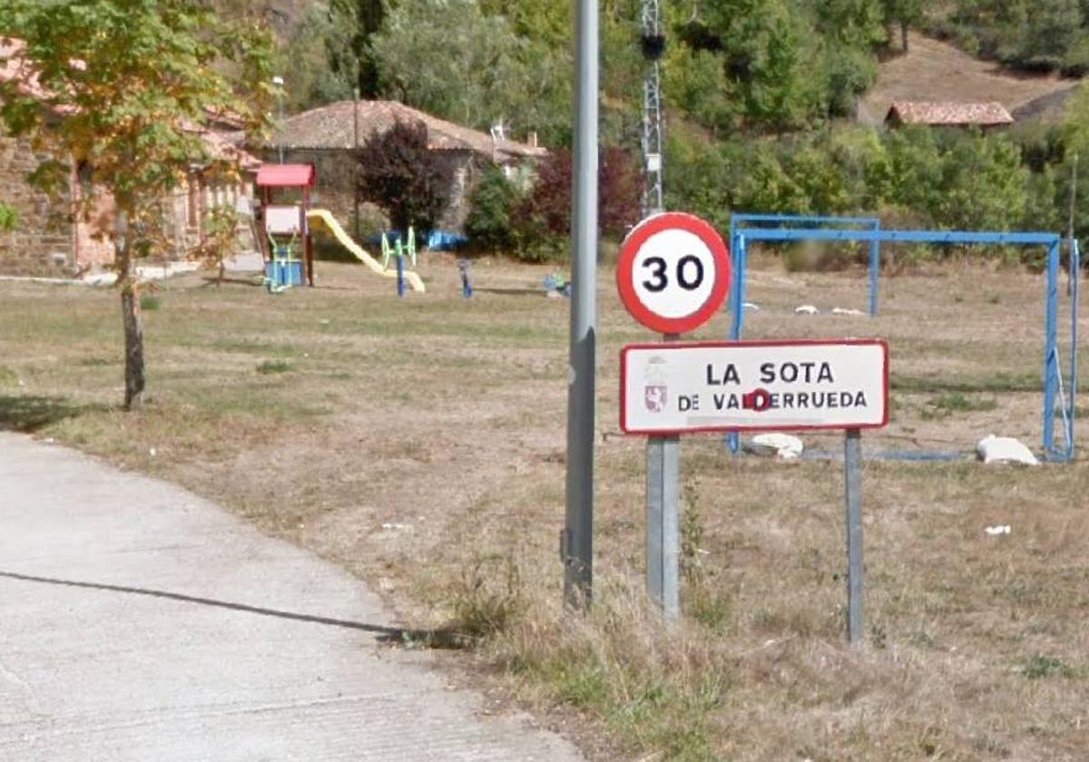 Imagen de la entrada de La Sota de Valderrueda.