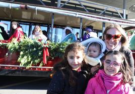 Los Reyes Magos llegan a la estación de León