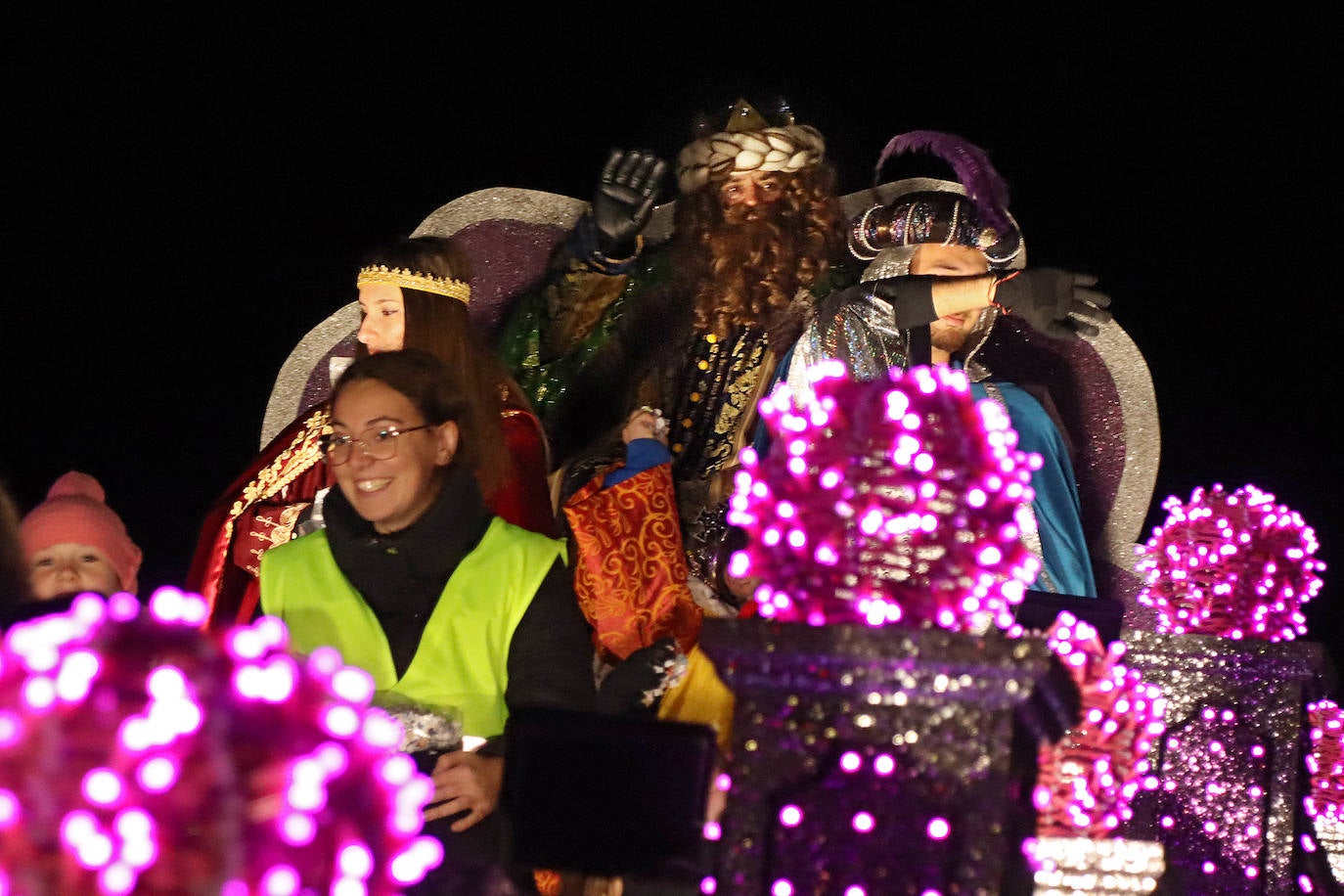 La cabalgata de Reyes Magos en León