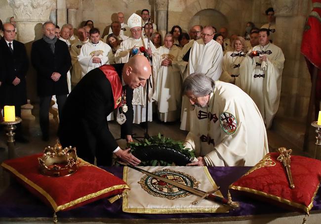 El alcalde de León, Jose Antonio Diez, durante la ceremonia.