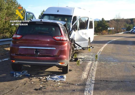 Imagen del accidente que tuvo lugar el 24 de noviembre.