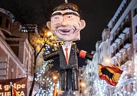 Concentración frente a Ferraz en Año Nuevo.