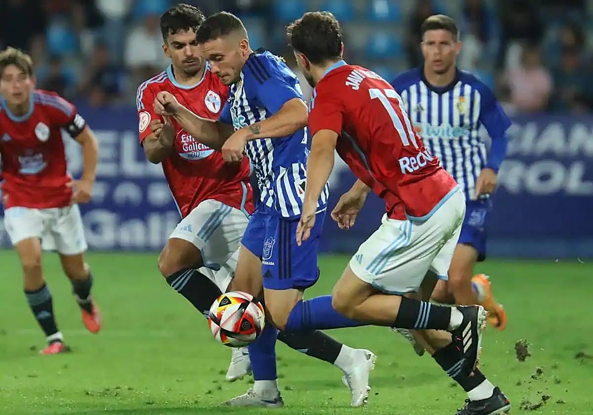 David Soto, en un partido con la Deportiva.