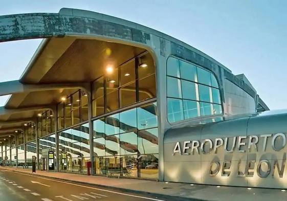 Aeropuerto de la Virgen del Camino en Léon.