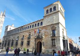 Imagen del edifició de la Diputación de León.