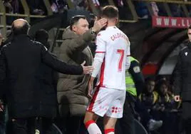 Calderón se lesionó durante el último partido contra el Deportivo.