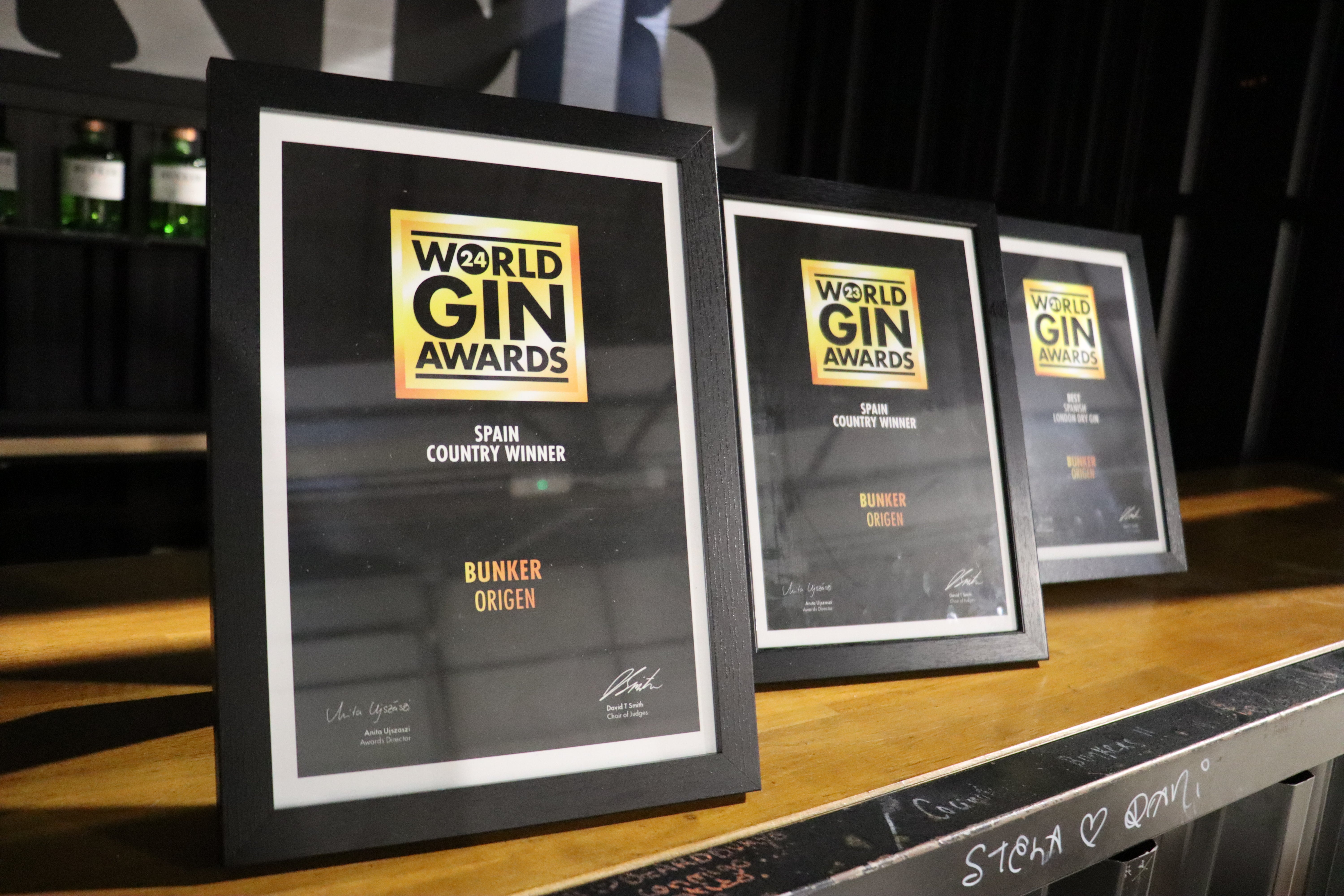 Premios a la mejor ginebra de España en los World Gin Awards