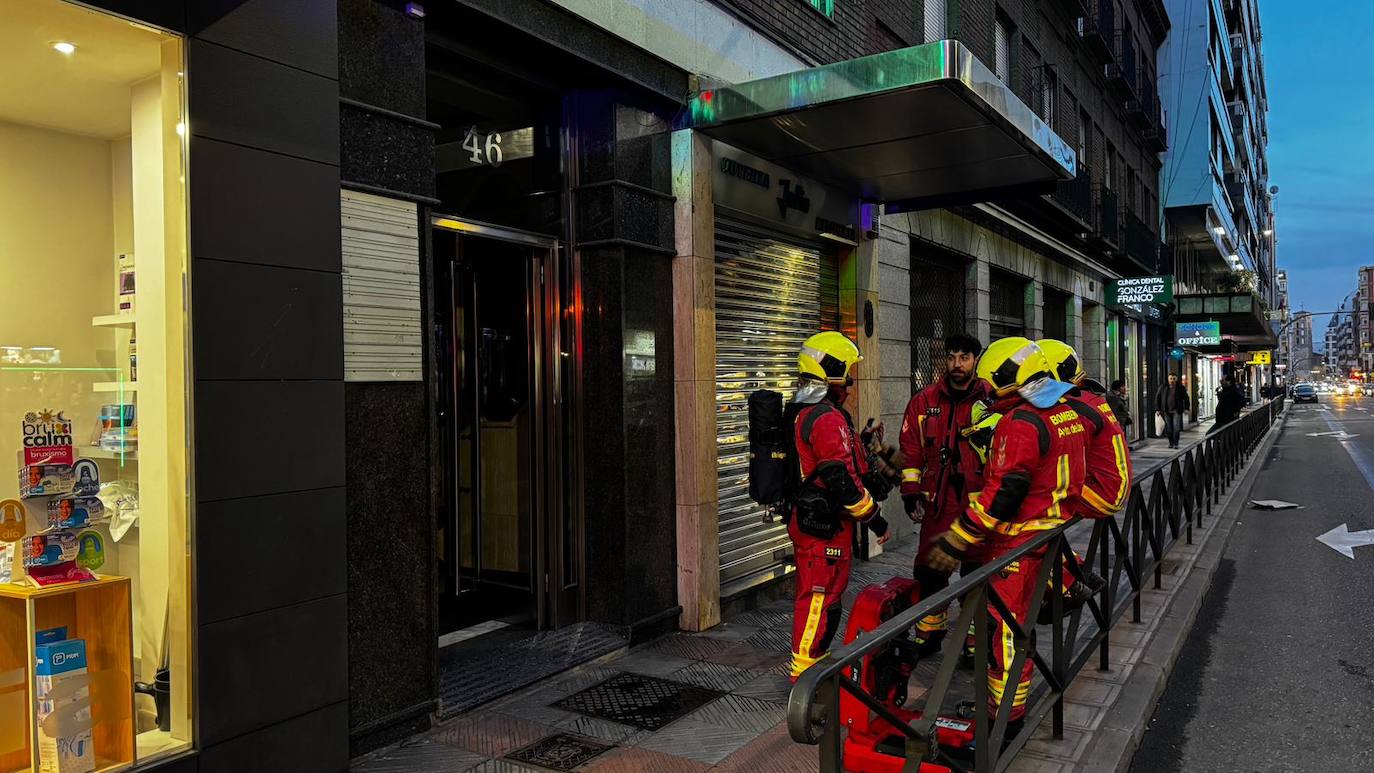 Una colilla alerta a los Bomberos de León