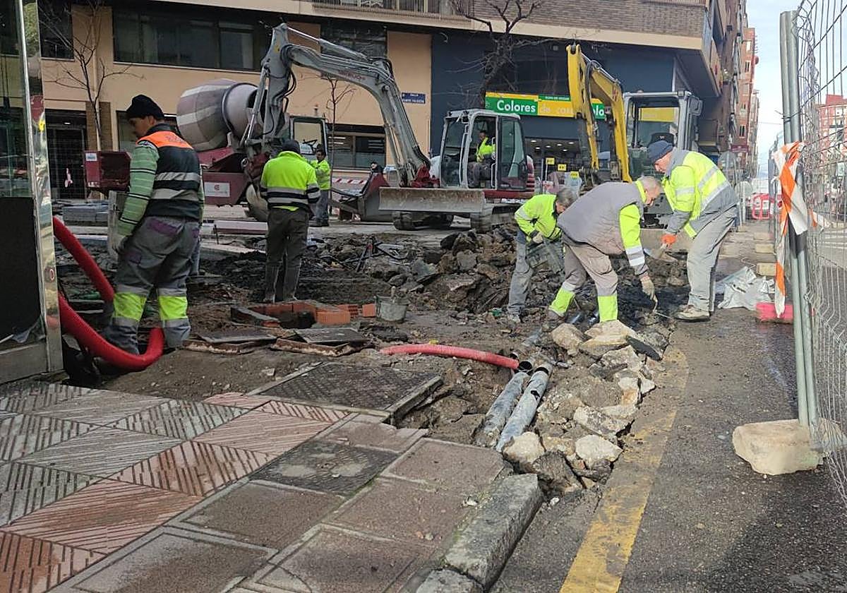 Lugar donde se ha producido el reventón.