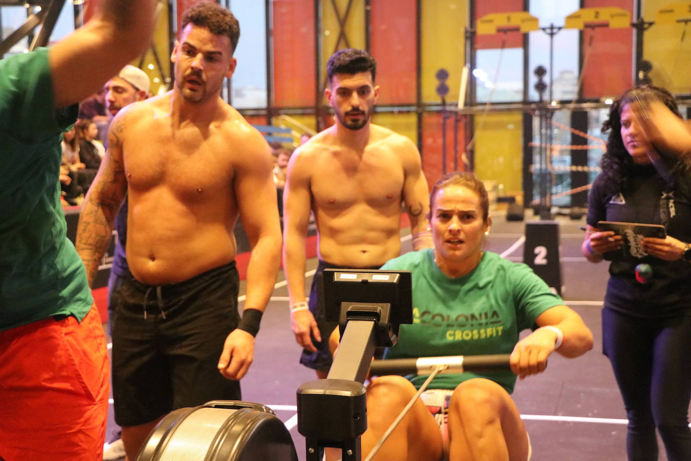 León disfruta del crossfit en el Palacio de Exposiciones