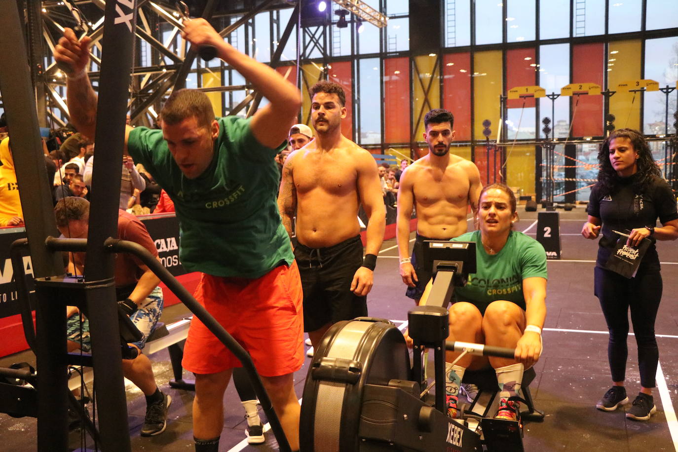 León disfruta del crossfit en el Palacio de Exposiciones