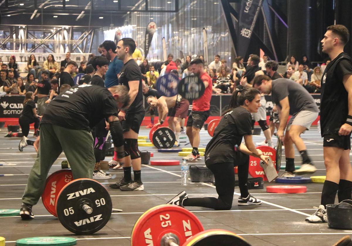 León disfruta del crossfit en el Palacio de Exposiciones