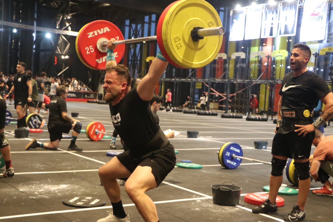 León disfruta del crossfit en el Palacio de Exposiciones