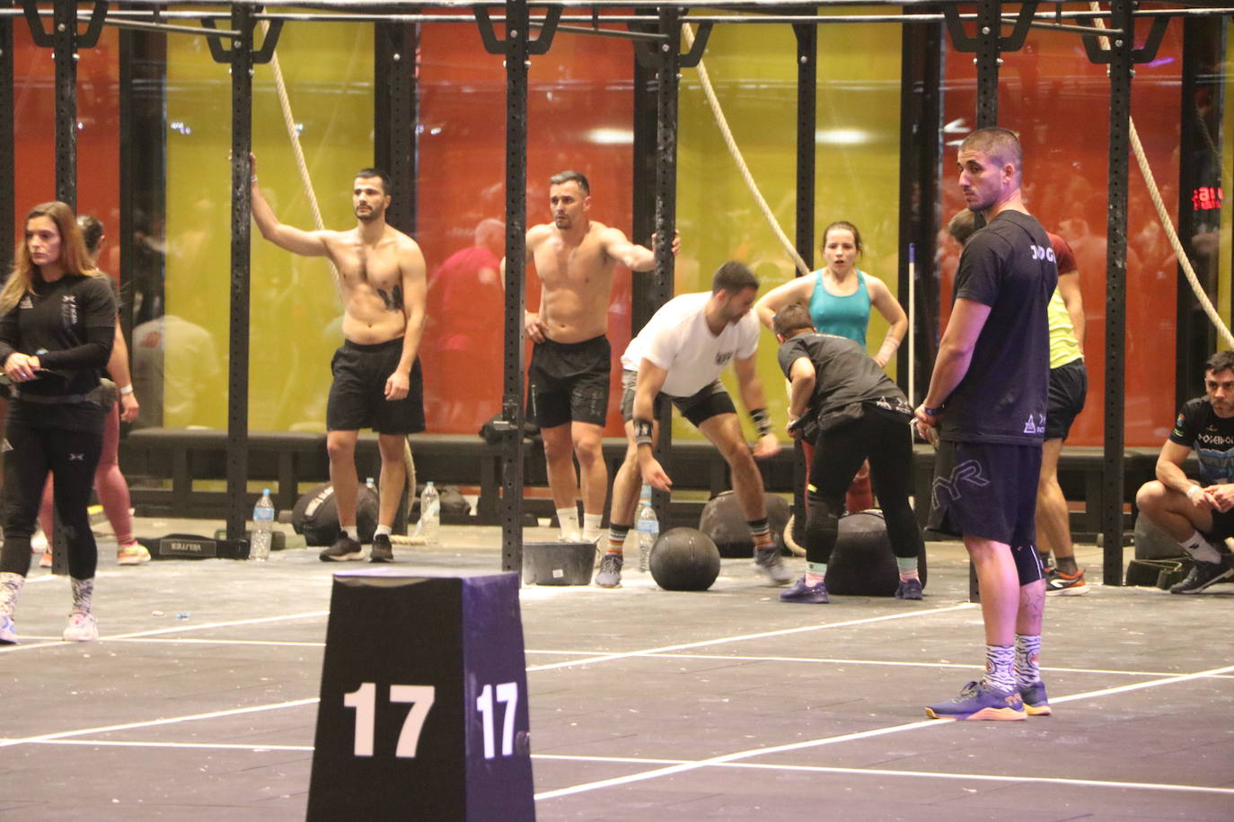 León disfruta del crossfit en el Palacio de Exposiciones