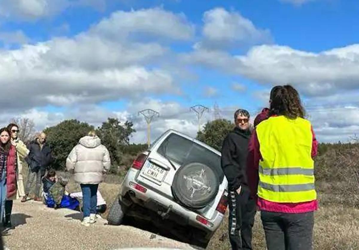 Uno de los accidentes regristrados en la N-630 durante el último año.