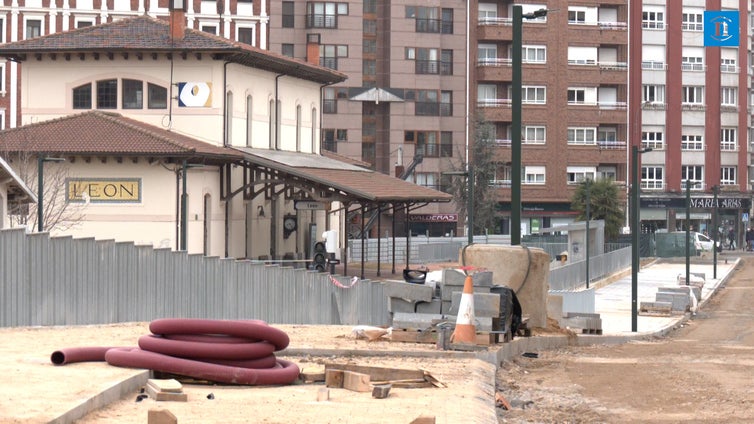 Así avanzan las obras de Feve en la estación de Matallana