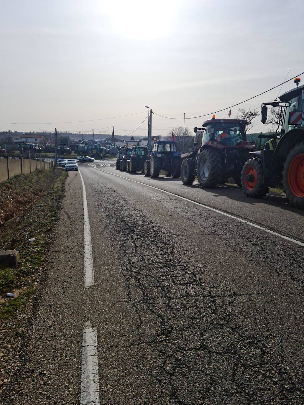 Segunda jornada de protestas del campo en León