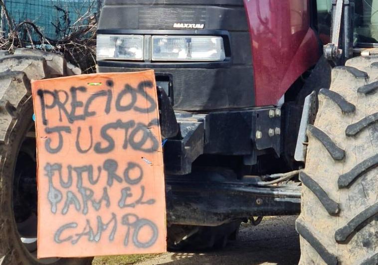 Tractorada en León.