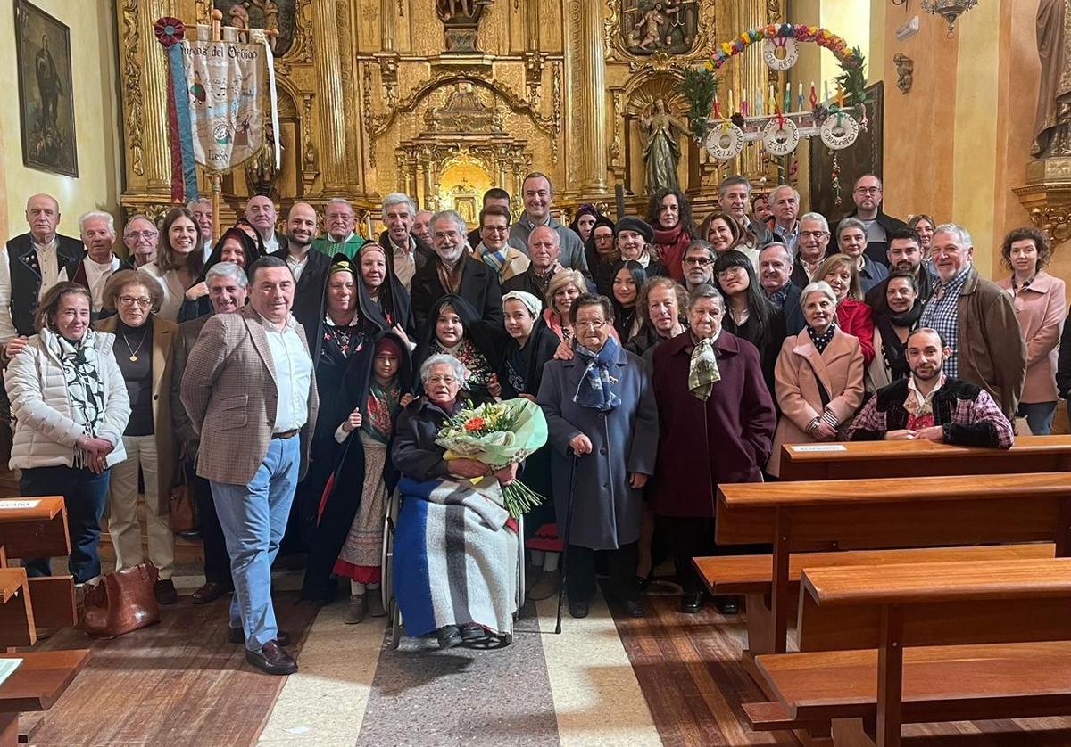 Celebración del cumpleaños de Ecangelina Calzado.